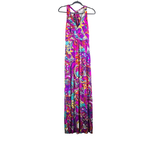 Lilly Pulitzer Dresses & Skirts - Lilly Pulitzer Parrish Multicolor Maxi Dress Size M